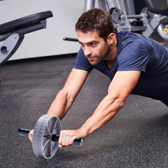 Ab Wheel Roller,Core Training Muscle Strengthening Equipment with Soft Handles - Ab Exercise Roller for Effective Core Training & Home Body Fitness