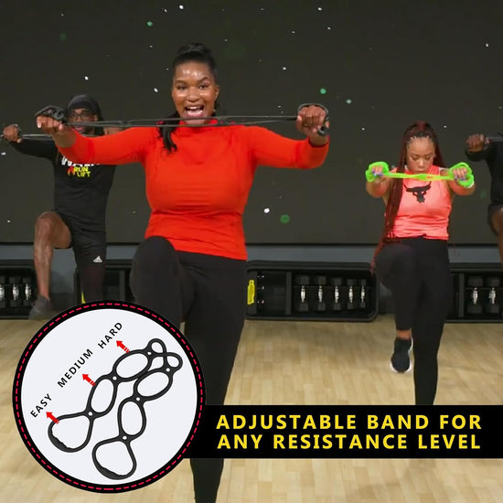 Resistance Bands 7 Ring Adjustable Resistance Bands for Working Out Home Workout Walking Exercise Workout Bands Fitness Program Exercise Bands Stretch Bands for Recovery