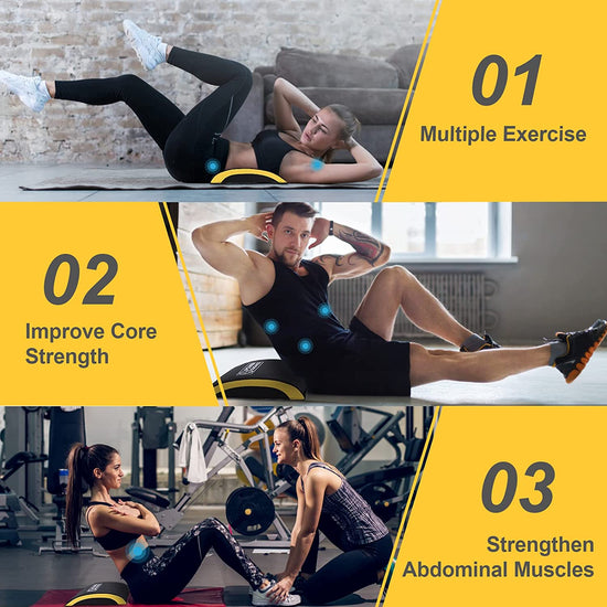 Ab Exercise Mat - Sit up Pad - Abdominal & Core Trainer Mat for Full Range of Motion Ab Workouts…