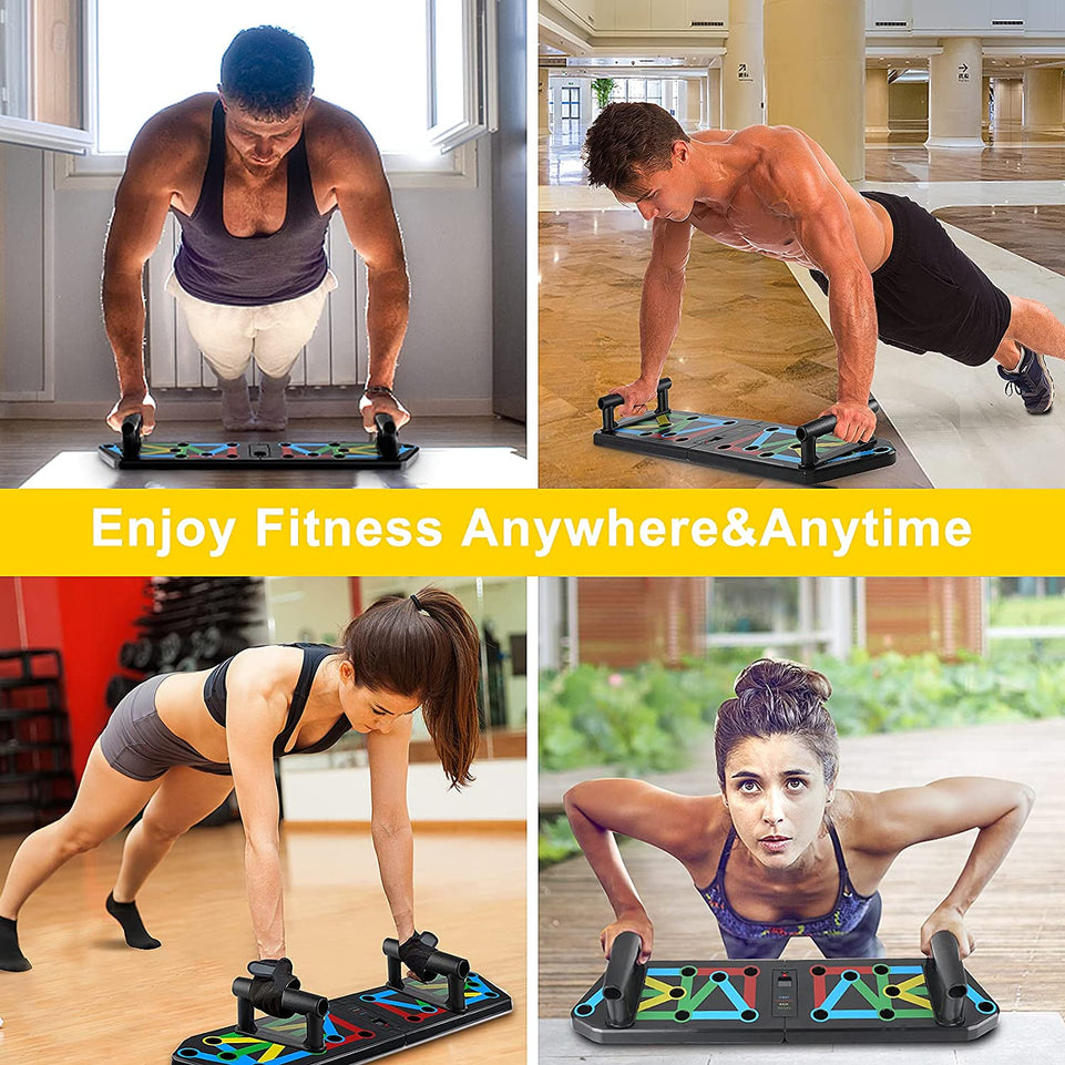 13 in 1 Push up Board with Smart Counting, Foldable Multi-Function Push up Bars, Portable Push up Handles for Floor, Professional Push up Stands Strength Training Exercise Fitness Equipment