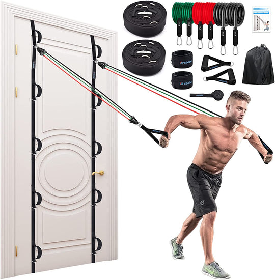 Türanker Gurt Für Widerstandsbänder Übungen, Multi-Point Anker Gym Befestigung Für Home Fitness, Tragbares Türband Widerstand Workout Ausrüstung, Stanzfrei, Nagelfrei