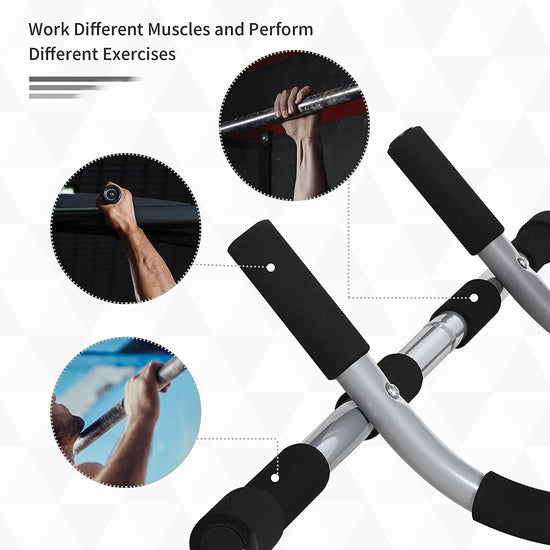 Pull-Up Bar for Doorway, Home Fitness Door Horizontal Bar Push up Bar for Indoor Gym Upper Body Workout