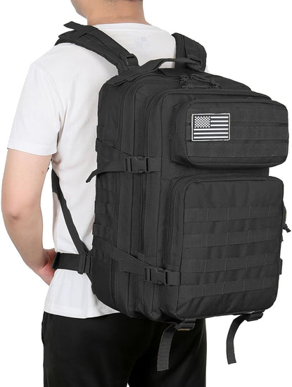 45L Military Tactical Backpacks Molle Army Assault Pack 3 Day Bug Out Survival Bag Hiking Treeking Rucksack