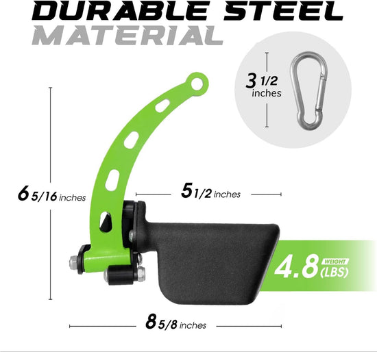 Neutral Multi-Grip Wide LAT Pulldown Attachments Bar/Spreader/Paddle Grip for Home Gym Cable Pulley System Machine