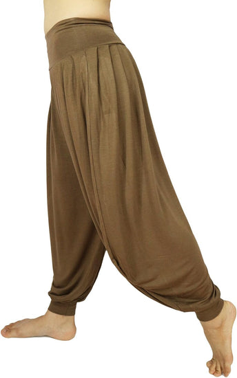 Women'S Drape Harem Aladdin Loose Elastic Waist Pants