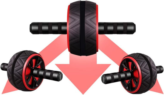 Ab Roller for Core Training, Abdominal Workout Equipment, Ab Wheel for Home Gym Exercises, Abdominal Muscle Roller for Fitness