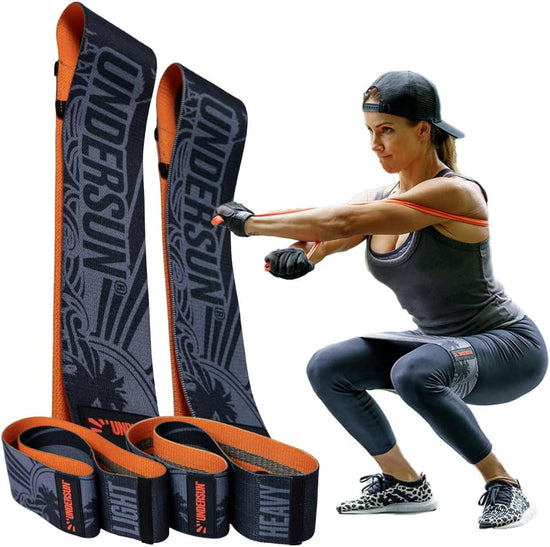 Resistance Bands for Legs and Butt Exercise Bands - Non Slip Elastic Booty Bands, 2 Levels Workout Bands Women Sports Fitness Band for Squat Glute Hip Training, Stretching, Strength Training