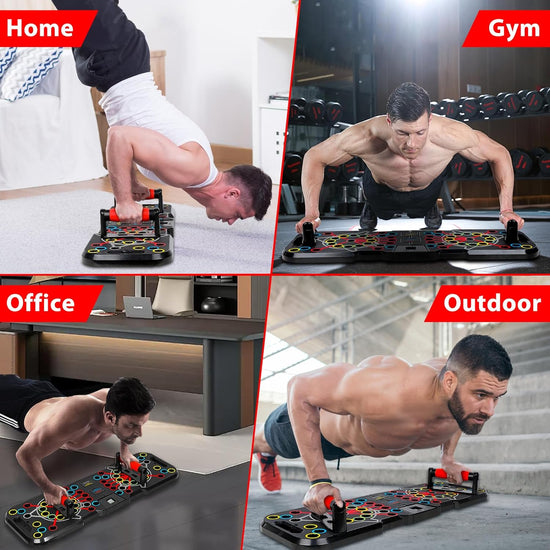41 in 1 Push up Board with Smart Counter, Professional Foldable Push up Bar Handles Strength Training Push up Stands Exercise Workout Fitness Equipment for Home Gym with Carry Bag