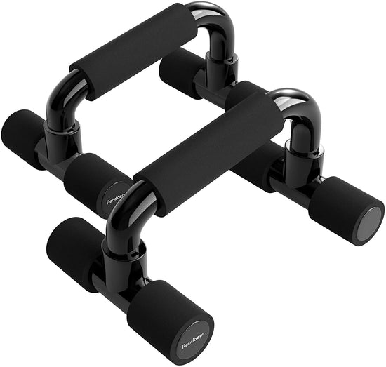 Push up Bars Gym Exercise Equipment Fitness 1 Pair Pushup Handles with Cushioned Foam Grip and Non-Slip Sturdy Structure