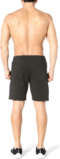Mens Gym Running Shorts, Workout Athletic Bodybuilding Fitness Shorts with Zip Pockets