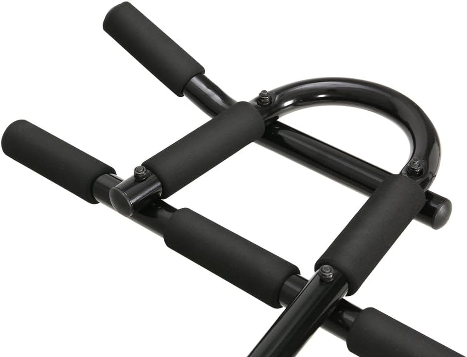 Pull up Bar 104CM Length for Doorway, Chin up Horizontal Pull-Up Bars Exercise & Fitness Equipment for Home Gym Workout Outdoor Wall Surface, Max Limit 136Kg Comfortable Foam Grip Black