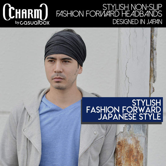 Mens Womens Headband Bandana – Comfortable Head Bands with Elastic Secure Snug Fit Non Slip for Runners Fitness Sports Gym Tennis Crossfit Lightweight