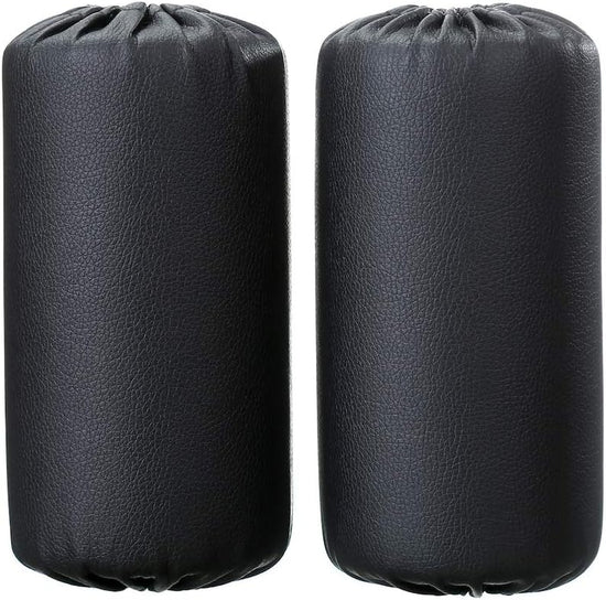Foam Foot Pads Rollers Set of a Pair (8"X4"X20Mm) for Home Gym Exercise Machines Equipments Replacements with 1 Inch Rod