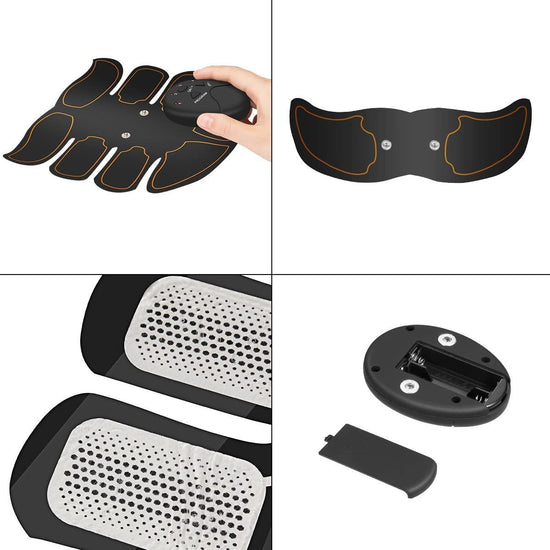 Muscle Toner,  Abdominal Toning Belt, EMS Abs Trainer Wireless Body Gym Workout Home Office Fitness Equipment for Abdomen/Arm/Leg Training Men Women