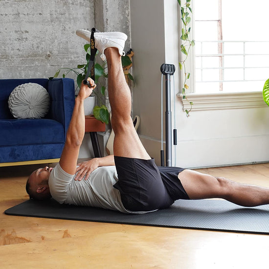 Iso-Bow Pro Pair: Isometric Exercise Equipment; Portable Home Fitness Training Strap for Strength and Flexibility Gains, Traveling Stretching Tool for Yoga and Pilates (Does Not Stretch)
