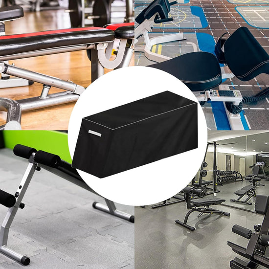 Workout Bench Cover Waterproof - Sit-Up Board Dust Protection Guard - Weight Bench Covers for Outside, Exercise Equipment Covers for Fitness Bench Seat