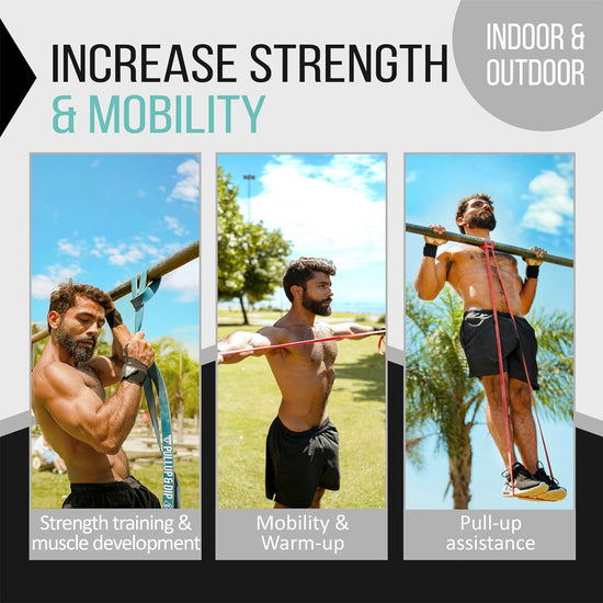 Pull up Assistance Bands -  Resistance Bands for Pull up Assist, Resistance Band, Heavy Duty Resistance Bands, Inlcudes Exercise Ebook with 35 Exercises in Pull up Bands Assistance Bands