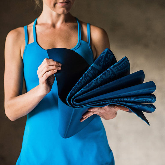 Yoga Mat - Folding Travel Fitness & Exercise Mat - Foldable Yoga Mat for All Types of Yoga, Pilates & Floor Workouts (68"L X 24"W X 2Mm Thick)