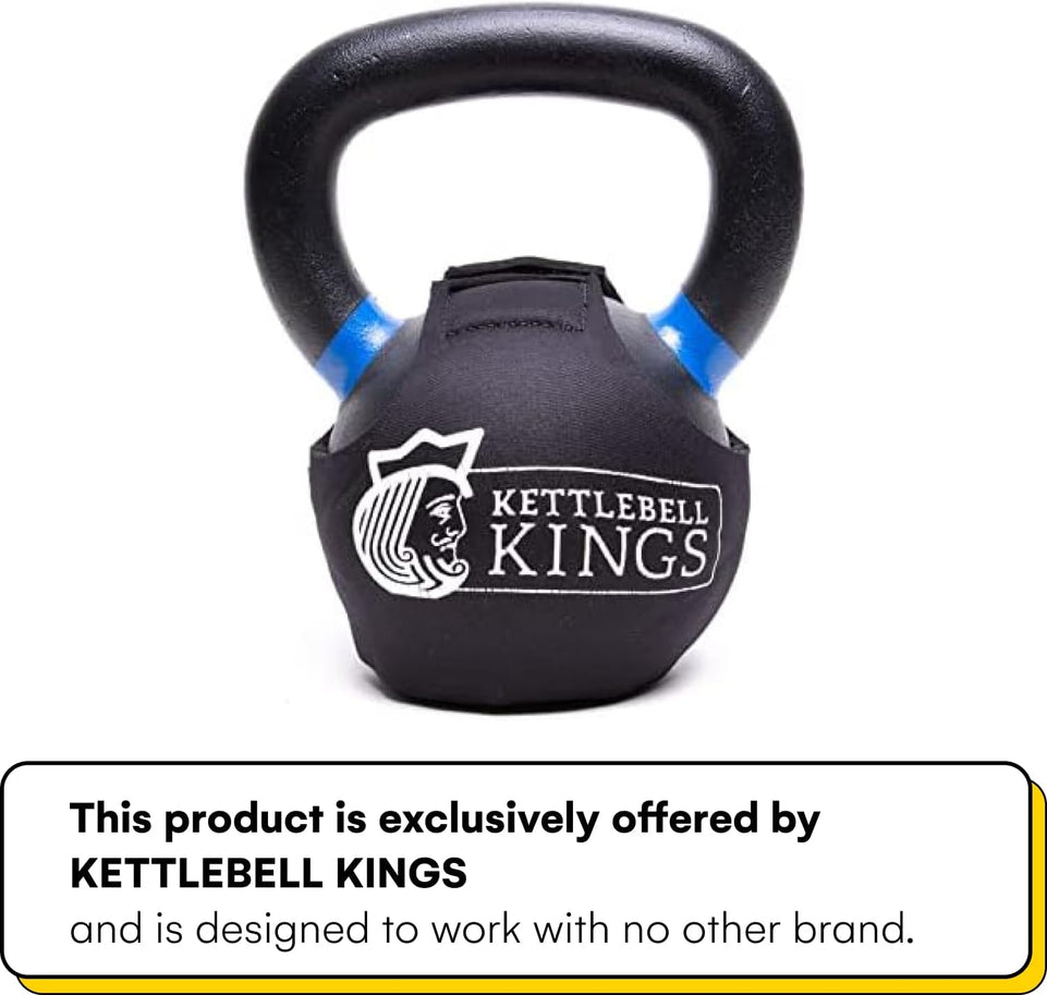 SPECIFIC to  PRODUCTS - Powder Coat Kettlebell Wrap (4-48 KG) - Floor Protector Kettlebell Cover with 3Mm Neoprene Sleeve for Gym or Home Fitness Kettlebell Protection
