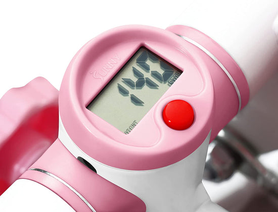 Exercise Stepping Machine, Portable Mini Stair Stepper for Home, Desk or Office Workouts in Pink