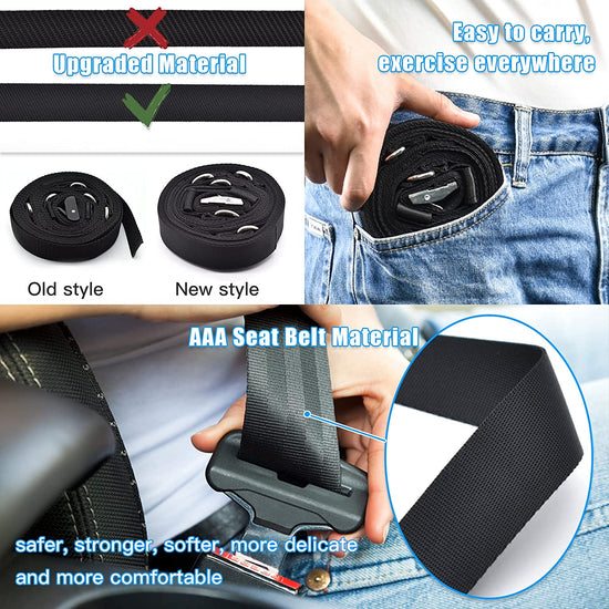 Türanker Gurt Für Widerstandsbänder Übungen, Multi-Point Anker Gym Befestigung Für Home Fitness, Tragbares Türband Widerstand Workout Ausrüstung, Stanzfrei, Nagelfrei