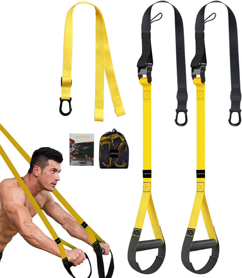 Suspension Trainer Home Gym Equipment Sling Trainer Workout Bands Fitness Straps Indoor Outdoor
