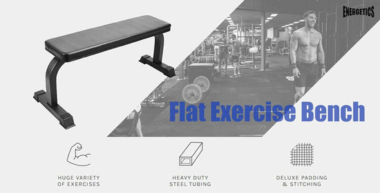 Fitness Exercise Flat Weight - Heavy Duty Flat Weight Bench Press - Home Strength