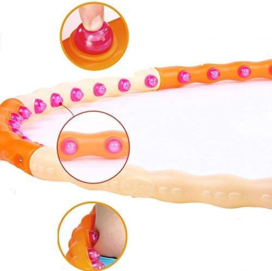 Dynamic Magnetic Hula Hoop Workout Fitness Diet Exercise 2.6Lb Step 1