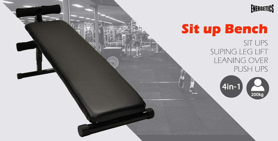 Adjustable Sit up Bench - Crunch Fitness Exercise Press Home Gym Equipment