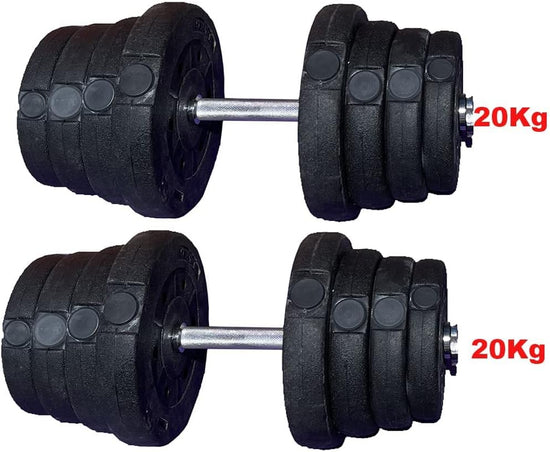 Dumbbell Barbell Set Adjustable Weights Workout Body Building Fitness Exercise Home Gym