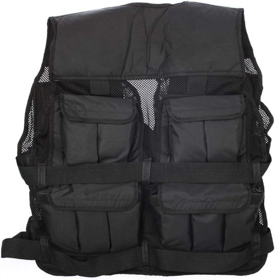 Weighted Weight Vest 40Lbs - Gym Exercise Training Sport Vest Strength Weightlifting Bodybuilding Workout Exercise Home Gym - One Size Fits All Gear