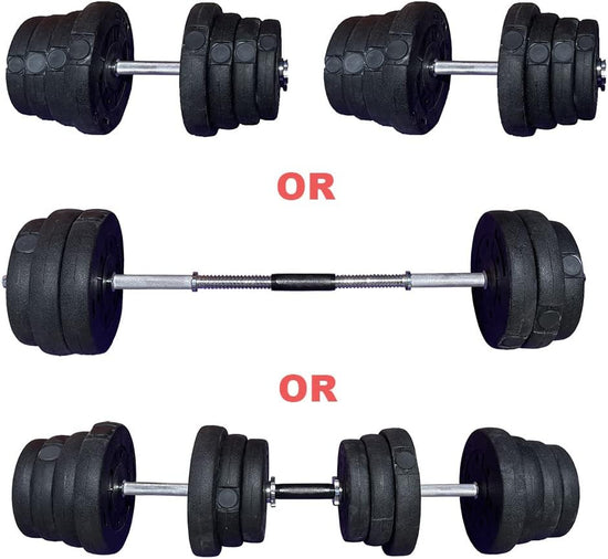 Dumbbell Barbell Set Adjustable Weights Workout Body Building Fitness Exercise Home Gym