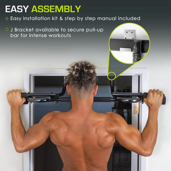 Doorway Mount, Foldable, Multi-Grip, Multi-Grip Lite and Wall-Mounted Pull Up/Chin-Up Bar