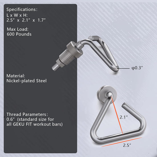 Resistance Bands Bar Accessories, Fitness Handles, Detachable Workout Bar Attachment，Only Available for ’S Products
