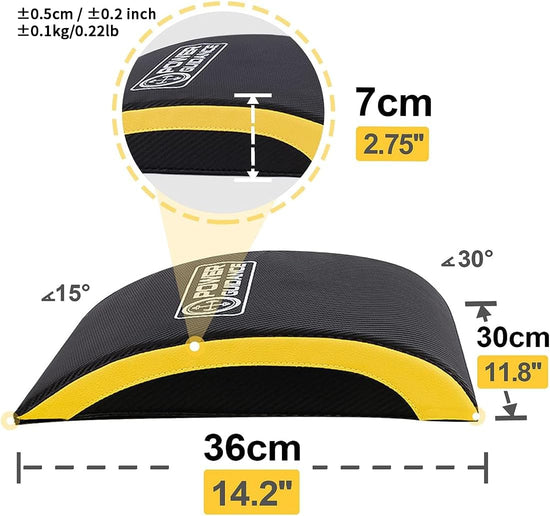 Ab Exercise Mat - Sit up Pad - Abdominal & Core Trainer Mat for Full Range of Motion Ab Workouts…