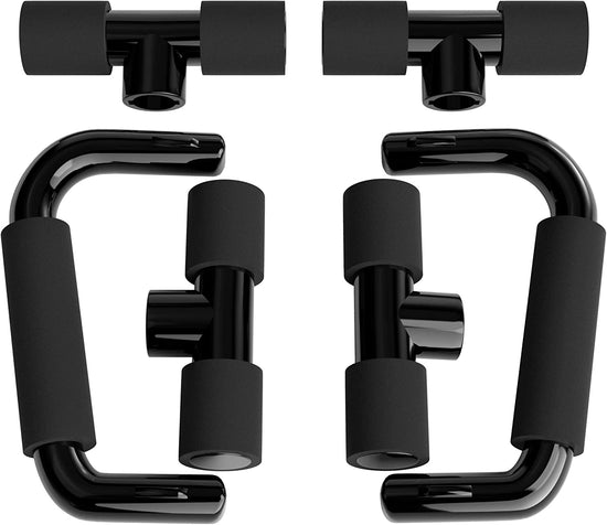 Push up Bars Gym Exercise Equipment Fitness 1 Pair Pushup Handles with Cushioned Foam Grip and Non-Slip Sturdy Structure