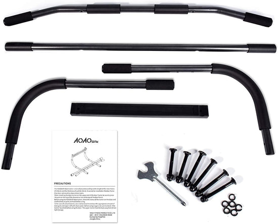 Multi Grip Pull up Bar for Doorway，Chin up Bar Heavy Duty Doorway Trainer for Home Gym Exercise Equipment，Pullup Bar Fits Most Door Ways