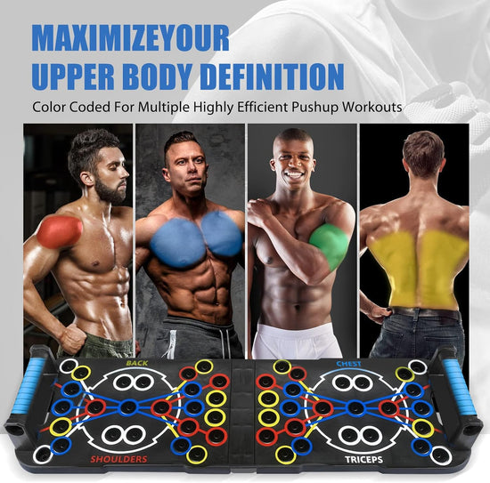 Push up Board- Multi-Function Foldable Push up Bar-Push up Stands Exercise Workout Fitness Equipment for Home Gym