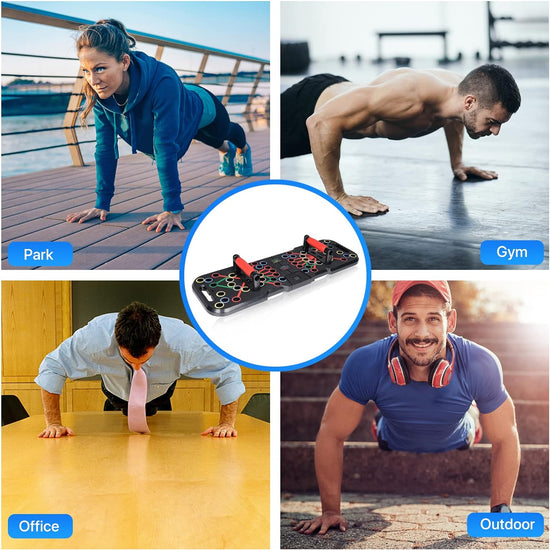 Push up Board with Counter Push up Bar Handles Strength Training Push up Stands Exercise Workout Fitness Equipment for Home Gym