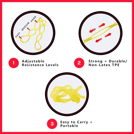 Workout Bands 7 Ring Adjustable Resistance Bands for Working Out Home Workout Walking Exercise Workout Bands Fitness Program Exercise Bands Stretch Bands for Recovery