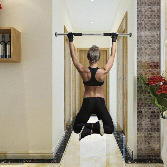 Door Chin up Bar Portable Pull up Doorway Home Gym Workout Fitness Abs Exercise - Adjustable, Secure Fit for Upper Body Workouts & Abs Exercise