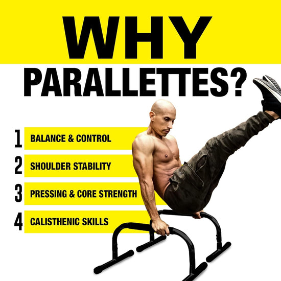 Fitness Parallettes Push up Dip Stand