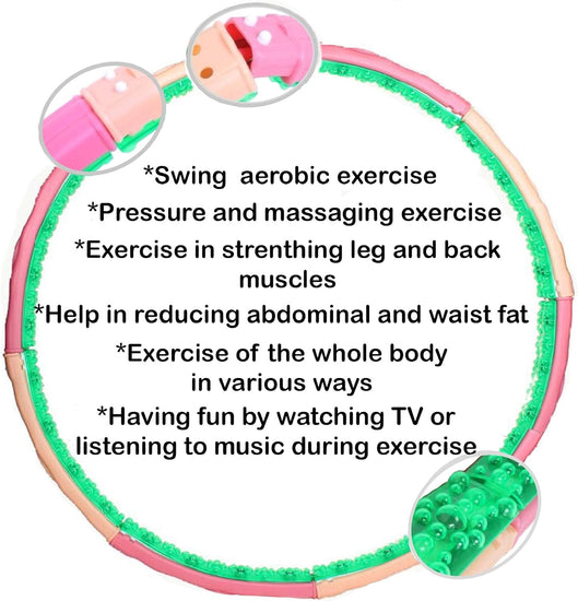 - Weighted Hoop 6.84Lb (3.1Kg) Exercise,Fitness Advance for Expert