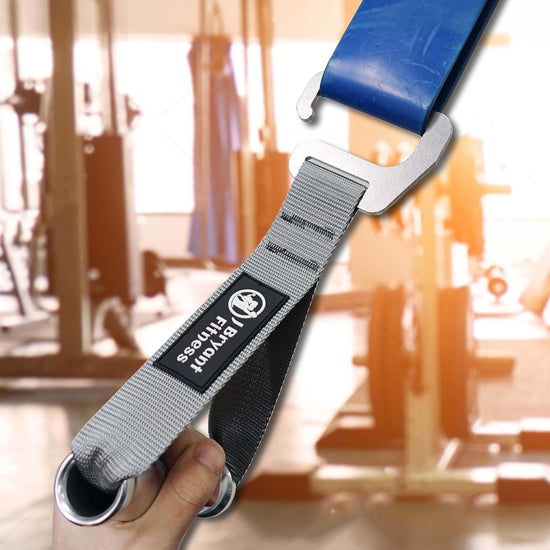 Fitness Resistance Band Exercises Handles Heavy Duty Metal Gym Handles Stainless Steel Large Size Hook for Wide Pull up Resistance Band Training Home Workout Fitness Equipment