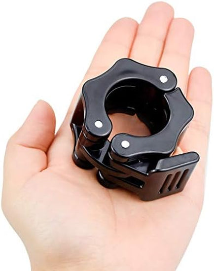 2Pcs Olympic Barbell Clips 30Mm Weightlifting Bar Clips Professional Olympic Weight Barbell Locks Collar Clamp for Workout Fitness & Strength Training