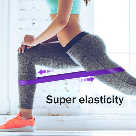 ® Set of 5 Heavy Duty Resistance Band Loop Power Gym Fitness Exercise Yoga Workout