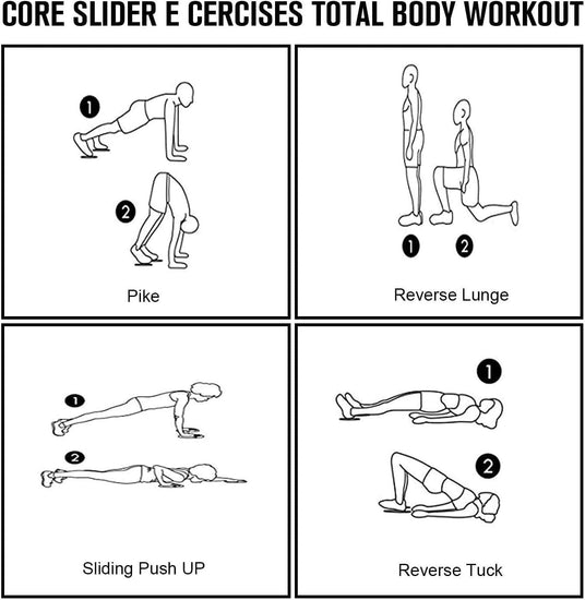 Fitness Exercise Core Sliders