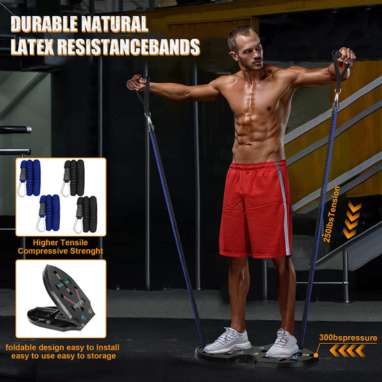 Quadropress Push up Board, Adjustable Push up Bar for Men and Women, Foldable Push up Handles for Floor, Perfect Pushup Board Fitness, Iron Chest Pro Push Up, Portable Home Workout Equipment