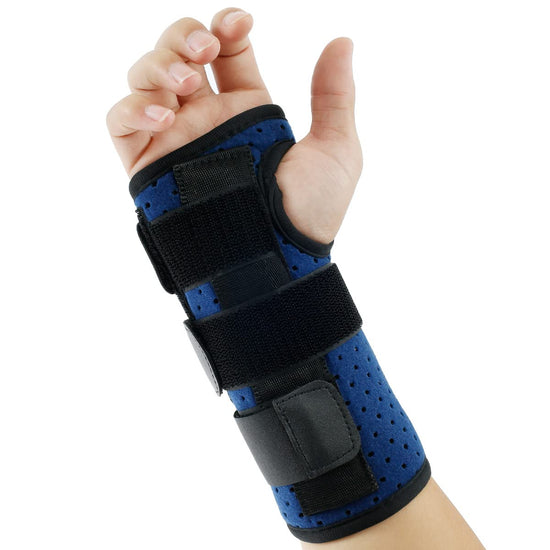 Wrist Brace for Carpal Tunnel Relief Support - Adjustable Wrist Support Splint, Maximum Support Hand Brace with 3 Stays for Women Men Tendonitis Arthritis Pain Relief Stabilizer for Sports