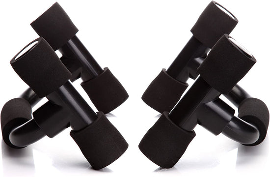 Push up Bars Gym Exercise Equipment Fitness 1 Pair Pushup Handles with Cushioned Foam Grip and Non-Slip Sturdy Structure